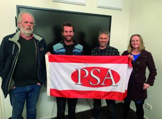 Fisheries Members Fly The Flag