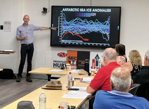 Retired Associates Talk Climate Change