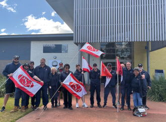 Youth Justice members walk off