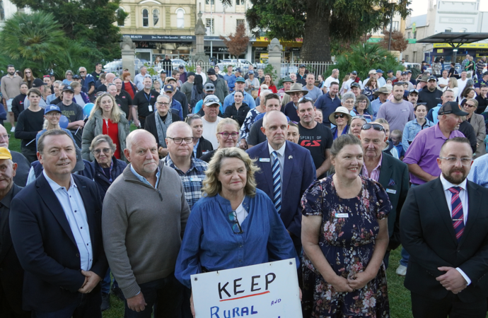 Union Members Join Rally For Goulburn